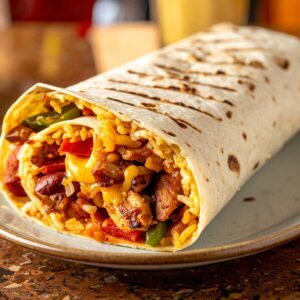 Chicken Fajita Burrito