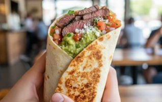 Flank Steak Supreme Burrito