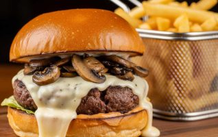 Mushroom Cheeseburger