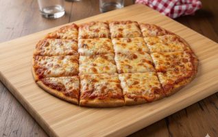 Chicago Tavern Style Cheese Pizza