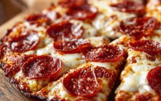 Chicago Tavern Style Pepperoni Pizza