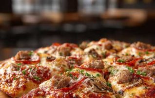 Chicago Tavern Style Supreme Pizza