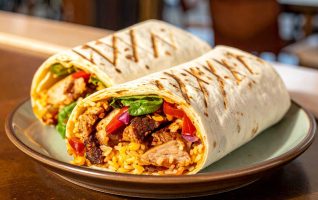 Chicken and Beef Burrito