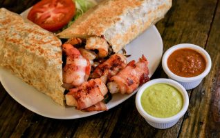 Mummy Shrimp Burrito