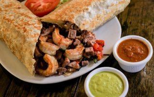 Surf and Turf Burrito