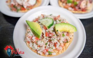 Fish Ceviche Tostata Order