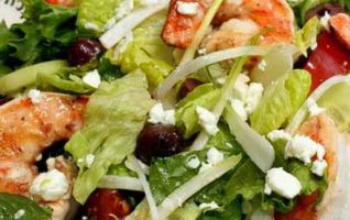 Caesar Salad with Shrimp