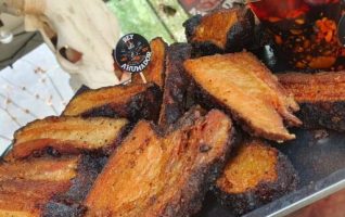 Smoked Pork Belly Cracklings