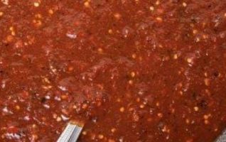 1/2 Liter of Red Picante Salsa