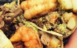 Beef & Shrimp Burrito