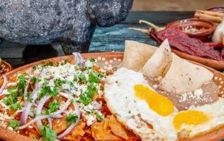 Chilaquiles with Eggs