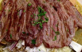 Chilaquiles with Beef