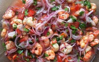 Shrimp Ceviche (½ Liter)