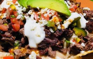 Nachos with Skirt Steak