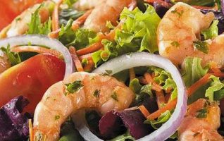 Caesar Salad with Shrimp