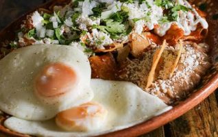 Chilaquiles with Eggs