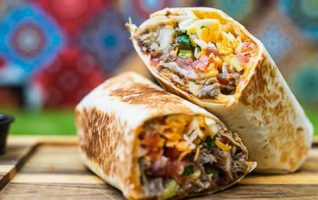 Sirloin, Adobada & Chorizo Burrito