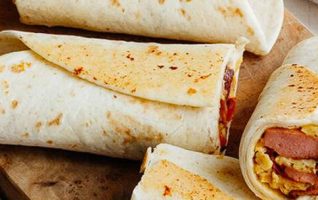 Scrambled Egg & Sausage Burrito