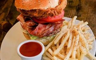 Beef, Cheese & Bacon Burger