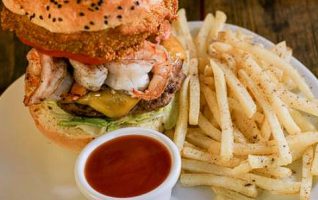 Beef & Shrimp Burger