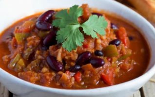 Vegetarian Bowl of Todo Chili