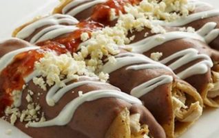 Country Bean Enchiladas