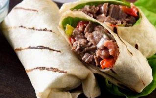 Steak and Chorizo Burrito