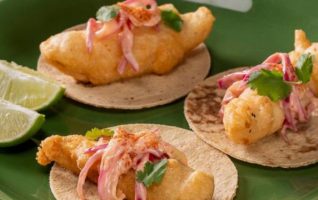 Battered Shrimp Tacos