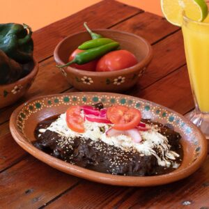 Mole & Chicken Chilaquiles