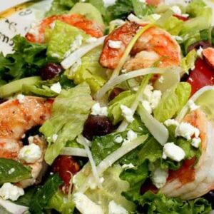 Caesar Salad with Shrimp