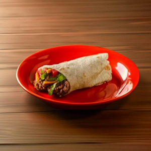 Smoked Pork Chop Burrito