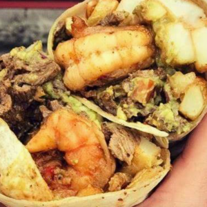 Beef & Shrimp Burrito