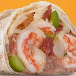 Guacamole & Shrimp Burrito