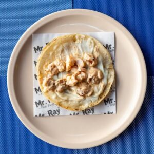 Shrimp with Octopus Taco