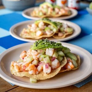 Shrimp Ceviche Tostada (150g)