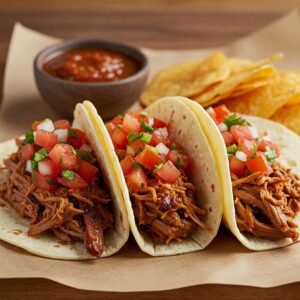 Pulled pork street tacos