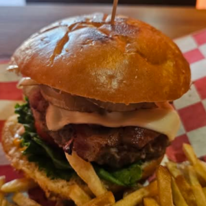 Hamburger with Fries