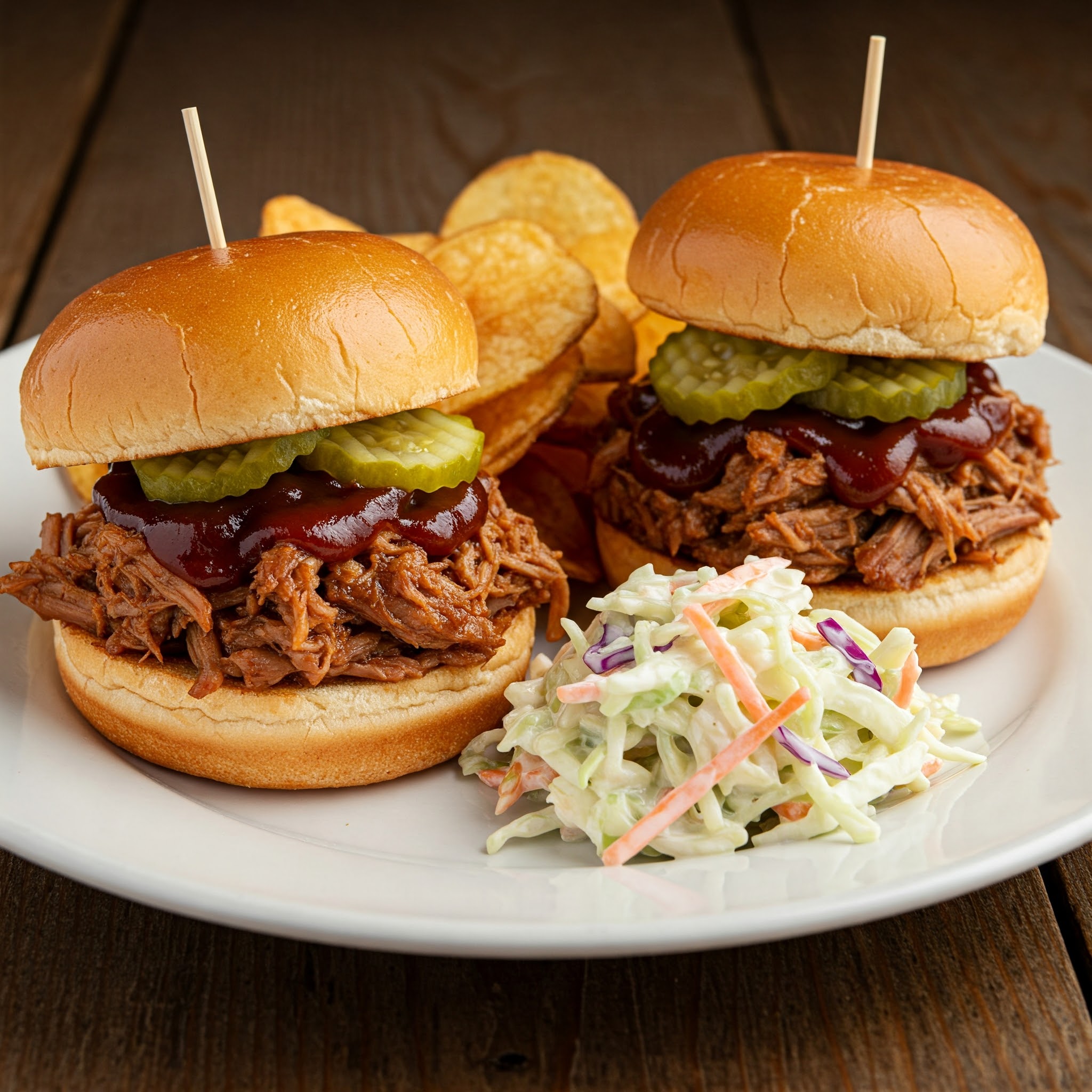 Pulled pork sliders