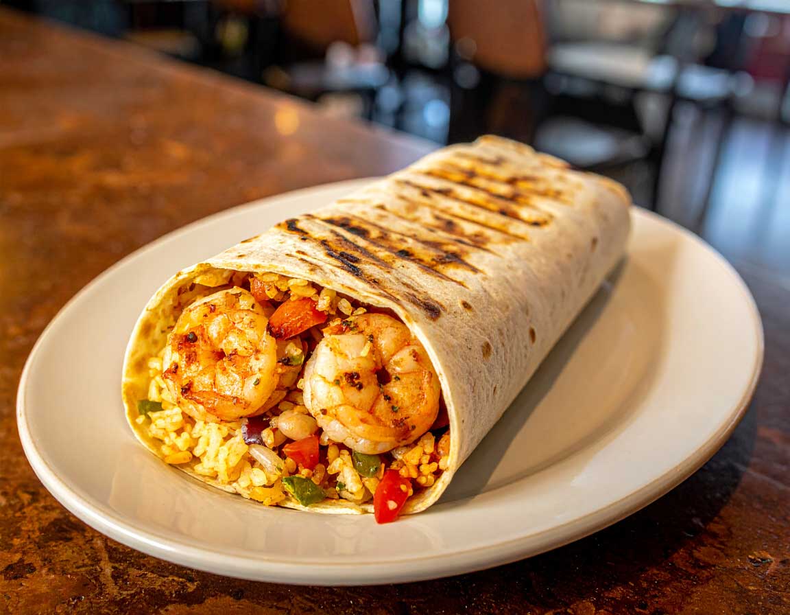 Shrimp Governor Burrito