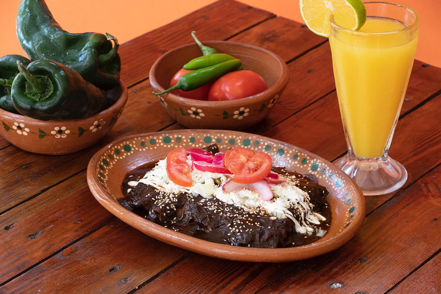 Mole & Chicken Chilaquiles