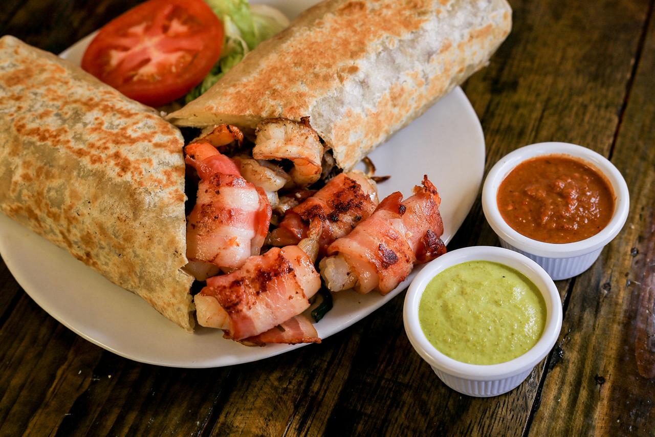 Mummy Shrimp Burrito