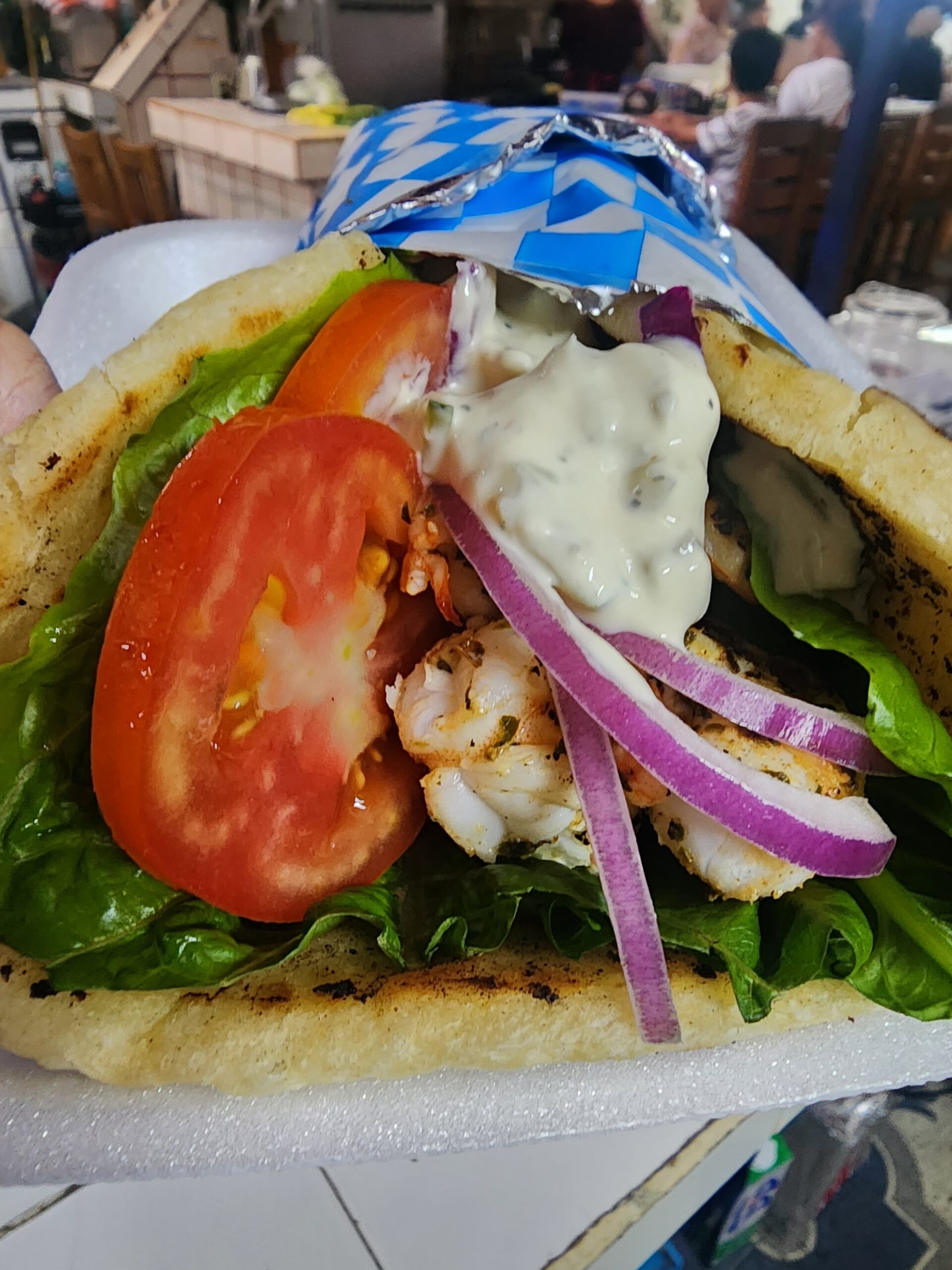 Gyros – Grilled Shrimp