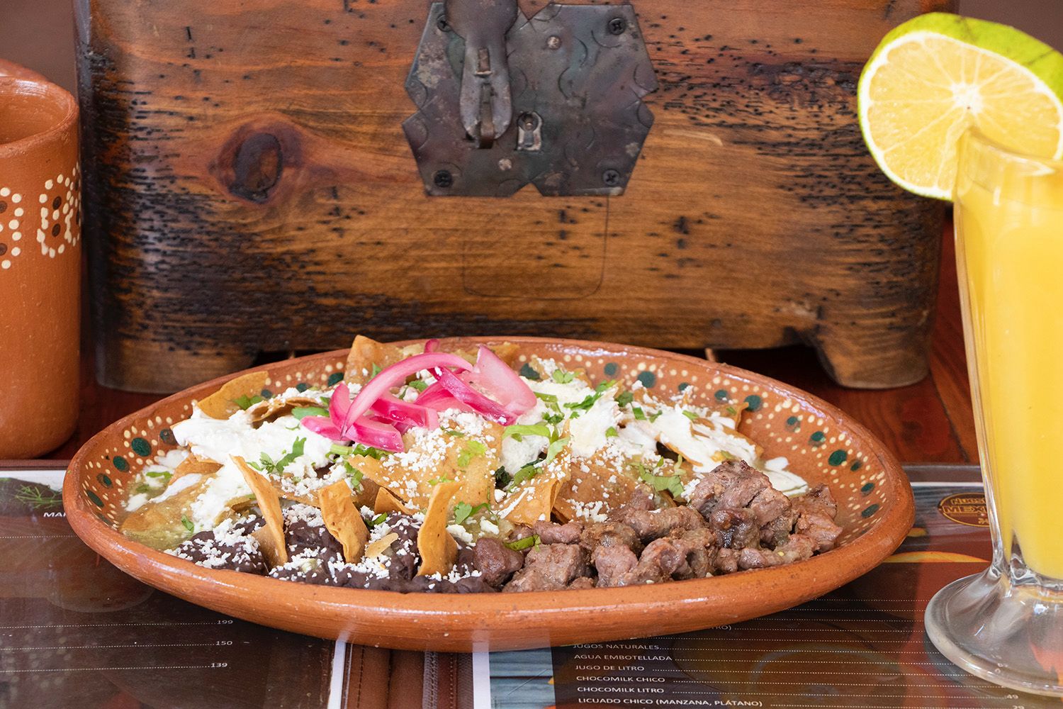 Arrachera (Skirt Steak) Chilaquiles