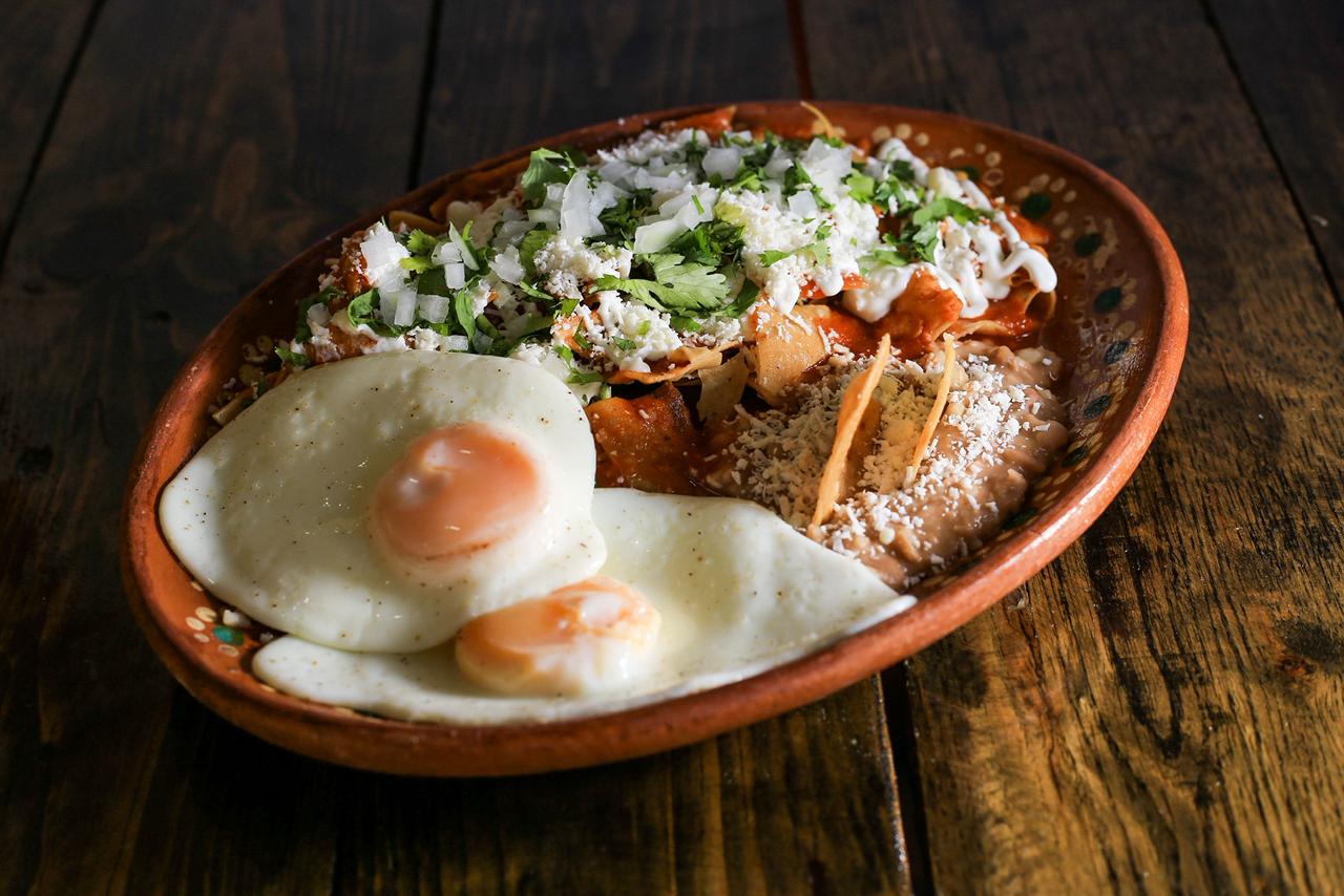 Fried Eggs Chilaquiles